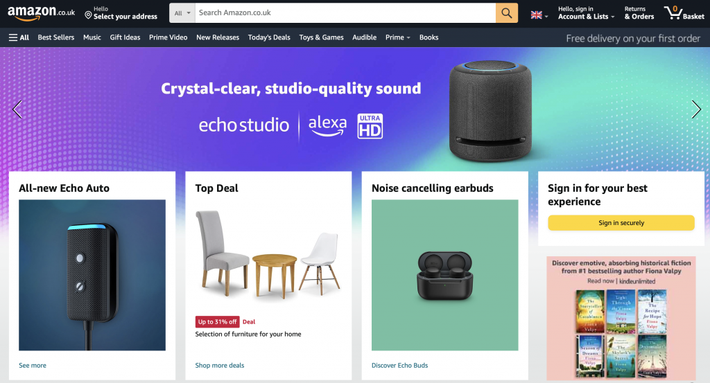 Amazon Marketplace Screenshot