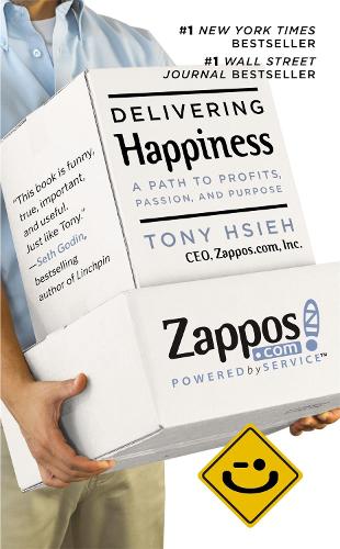 Delivering Happiness by Tony Hsieh Book Cover