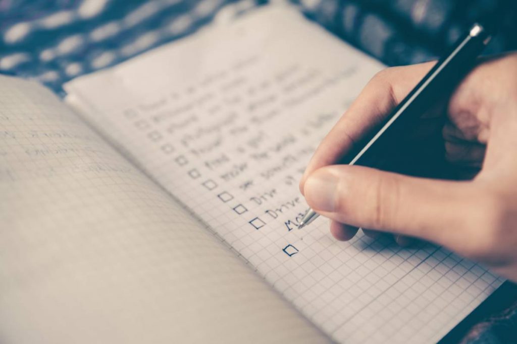 Making Checklists and Shuffling Schedules