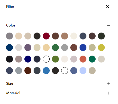 Too Many Colour Swatches