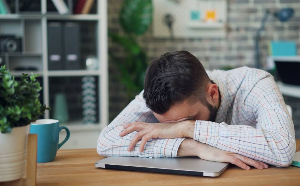 Man Stressed With His Ecommerce Problems