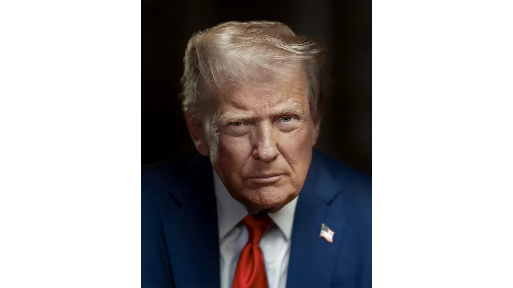 Donald Trump portrait from White House