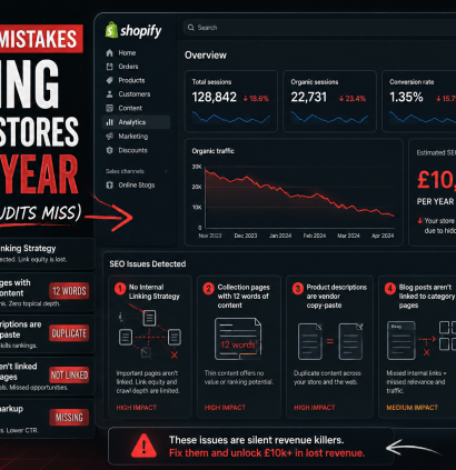5 SEO Mistakes Costing Shopify Stores