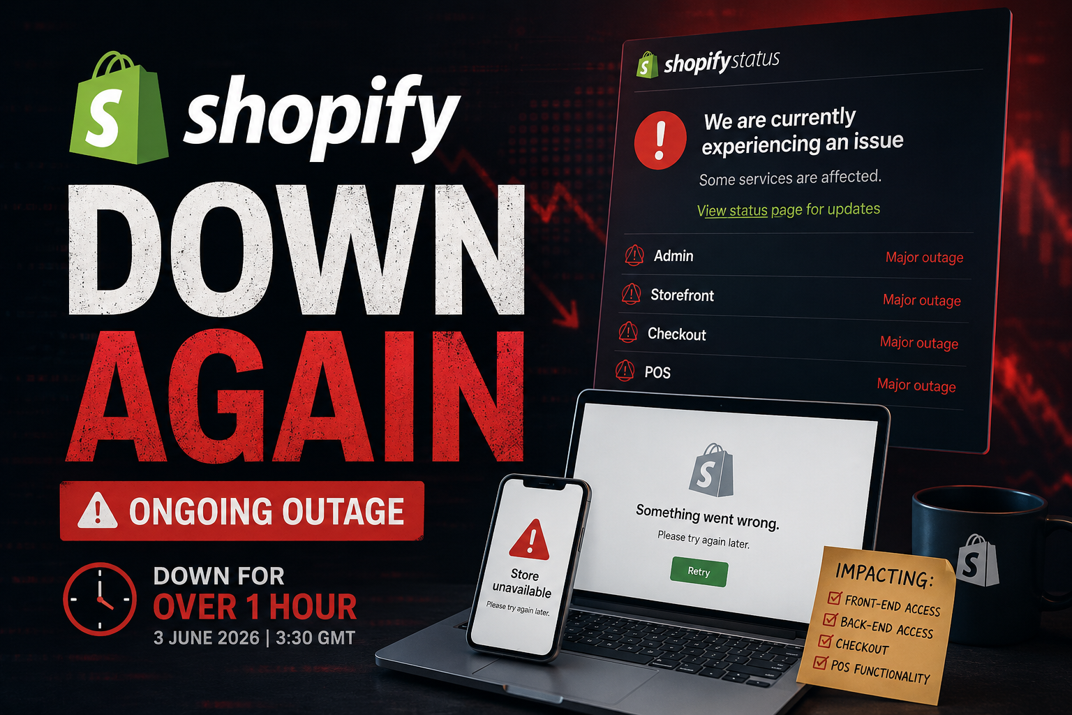 Shopify Platform Down Again