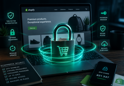 Ecommerce Security - how to lock down online shop with passwords, 2fa etc