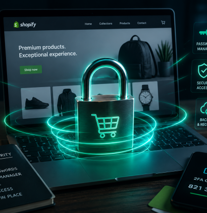 Ecommerce Security - how to lock down online shop with passwords, 2fa etc